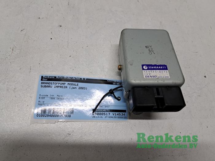 Gebruikte Brandstofpomp module Subaru Impreza II (GD) 2.0 Turbo 16V WRX Prijs € 50,00 Margeregeling aangeboden door Renkens Auto-Onderdelen B.V.