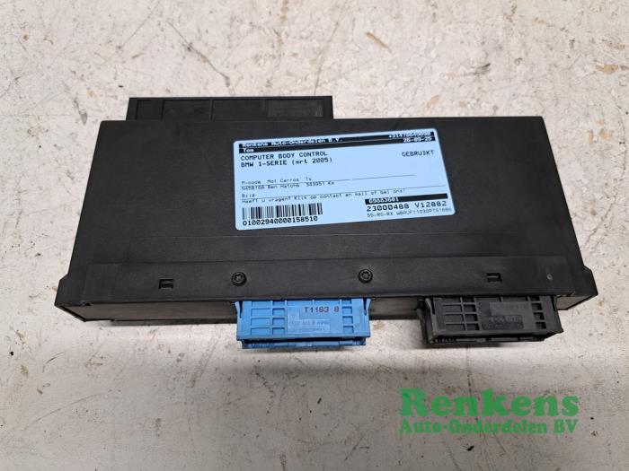 Gebruikte Module Bodycontrol BMW 1 serie (E87/87N) 116i 1.6 16V Prijs € 50,00 Margeregeling aangeboden door Renkens Auto-Onderdelen B.V.