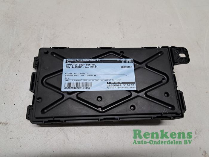 Gebruikte Bodycontrol Module BMW 4 serie Gran Coupe (F36) 430i 2.0 16V Prijs € 65,00 Margeregeling aangeboden door Renkens Auto-Onderdelen B.V.