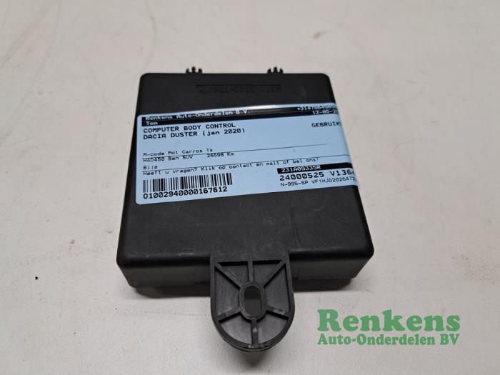 Gebruikte Computer Body Control Dacia Duster (SR) 1.0 TCE 12V Prijs € 85,00 Margeregeling aangeboden door Renkens Auto-Onderdelen B.V.
