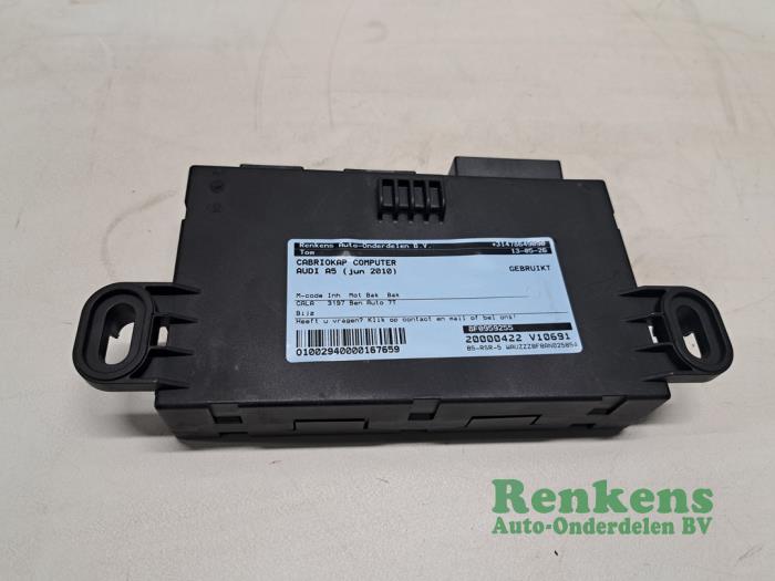 Gebruikte Cabriokap computer Audi A5 Cabrio (8F7) 3.2 FSI V6 24V Prijs op aanvraag aangeboden door Renkens Auto-Onderdelen B.V.