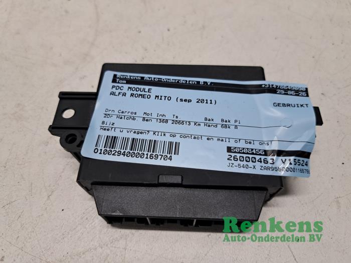Gebruikte PDC Module Alfa Romeo MiTo (955) 1.4 Multi Air 16V Prijs € 30,00 Margeregeling aangeboden door Renkens Auto-Onderdelen B.V.