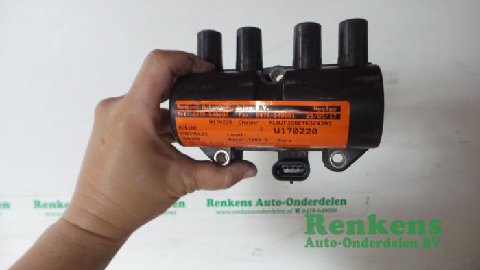 Gebruikte Bobine Chevrolet Nubira Wagon (J100) 1.6 16V Prijs € 25,00 Margeregeling aangeboden door Renkens Auto-Onderdelen B.V.