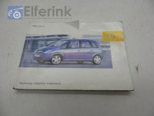 Gebruikte Instructie Boekje Opel Meriva 1.6 16V Prijs € 20,00 Margeregeling aangeboden door Auto Demontage Elferink B.V.