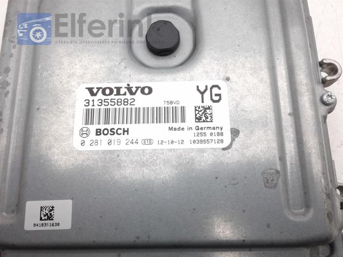 Computer Inspuit van een Volvo V60 I (FW/GW) 2.4 D6 20V Plug-in Hybrid AWD 2013