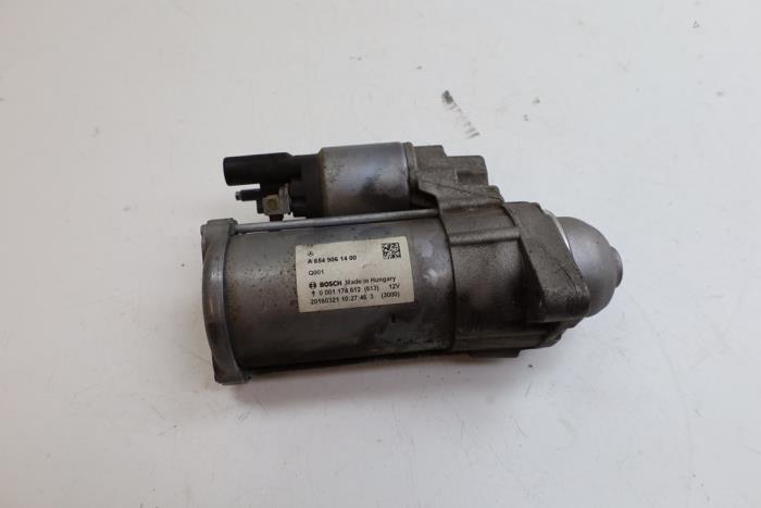 Gebruikte Startmotor Mercedes E (W213) E-220d 2.0 Turbo 16V Prijs € 50,00 Margeregeling aangeboden door Auto Demontage Elferink B.V.