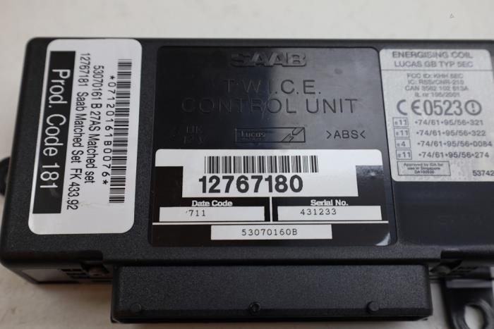 Computer Body Control van een Saab 9-5 Estate (YS3E) 2.0t 16V 2007