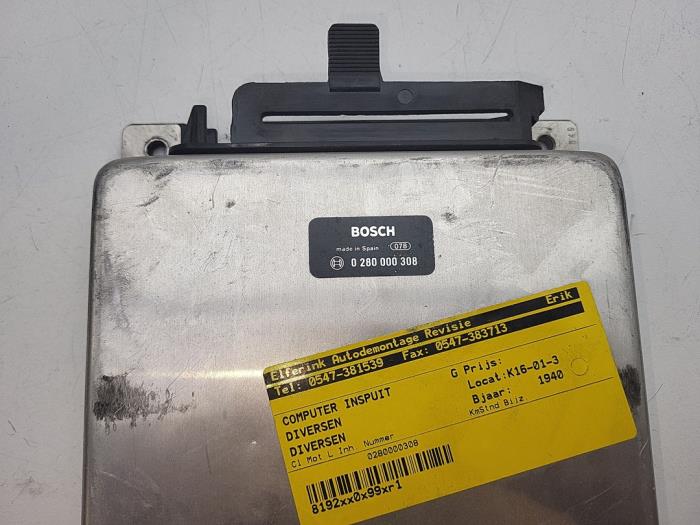 Gebruikte Inspuitcomputer Volvo 360 2.0 GLT,GLEi Prijs € 125,00 Margeregeling aangeboden door Auto Demontage Elferink B.V.