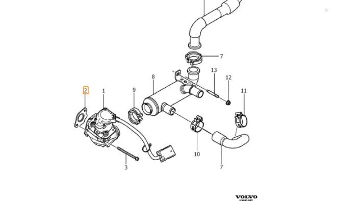 Uitlaat Pakking Volvo V50