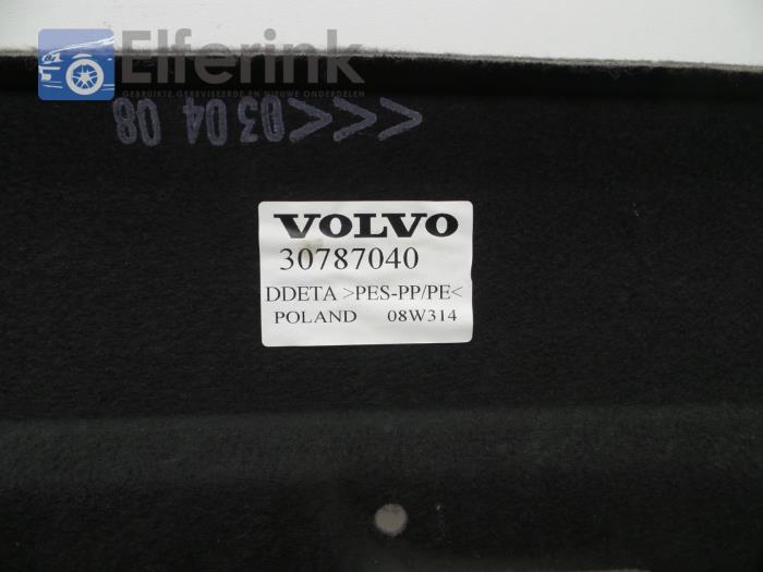 Bekleding bagageruimte van een Volvo C70 (MC) 2.0 D 16V 2008