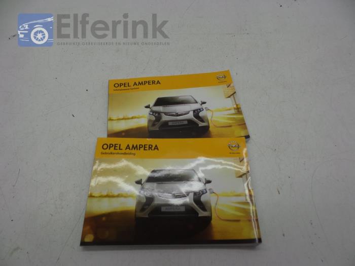 Instructie Boekje Opel Ampera