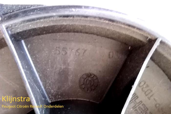 Kachel Ventilatiemotor van een Peugeot 206 (2A/C/H/J/S) 1.4 XR,XS,XT,Gentry 2003