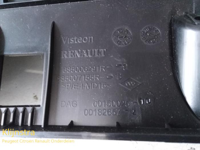 Dashboardkastje van een Renault Twingo 2015