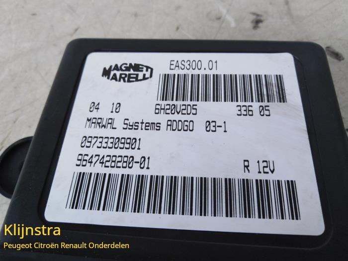 Inspuitcomputer van een Peugeot 307 SW (3H) 2.0 HDi 135 16V FAP 2006