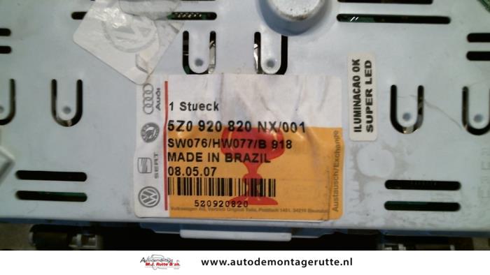 Gebruikte Slotenset Cilinder (compleet) Volkswagen Fox O82055
