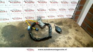 O114292 Gebruikte sleutel+contactslot Citroen C5