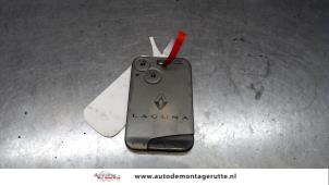 Gebruikte Sleutelkaart Renault Laguna II (BG) 1.6 16V Prijs op aanvraag aangeboden door Autodemontage M.J. Rutte B.V.
