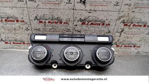 O100222 Gebruikte chaufage bedieningspaneel Volkswagen Golf