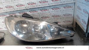 O74147 Gebruikte koplamp rechts Peugeot 206