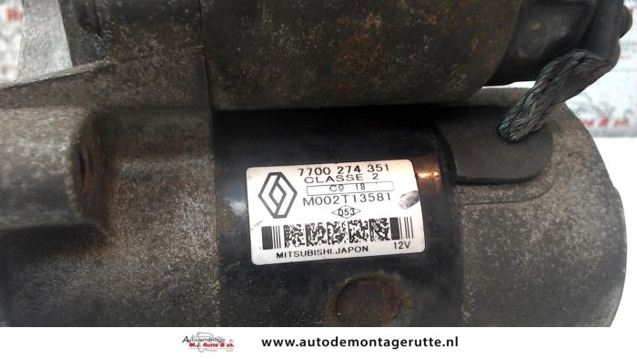 Gebruikte Startmotor Renault Megane Scenic O128483