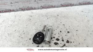 O114401 Gebruikte sleutel+contactslot Saab 9-5
