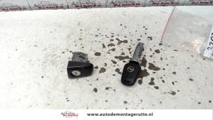 O114032 Gebruikte sleutel+contactslot Opel Zafira