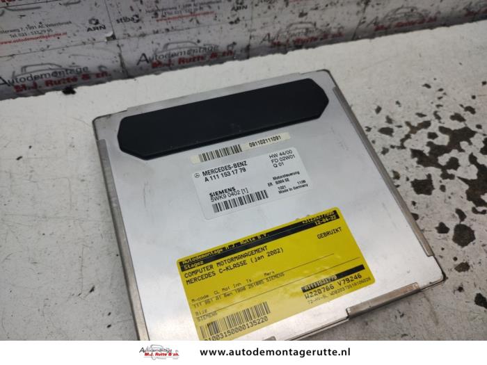 Gebruikte Computer Motormanagement Mercedes C-Klasse O135220