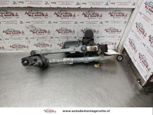 O141015 Gebruikte ruitenwismotor+mechaniek Citroen C1