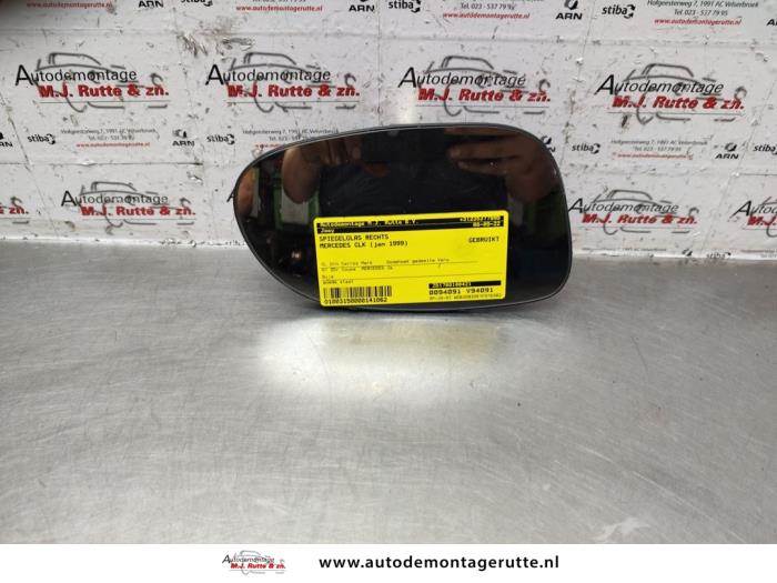 Gebruikte Spiegelglas rechts Mercedes CLK O141062