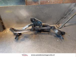 O145482 Gebruikte ruitenwismotor+mechaniek Renault Twingo