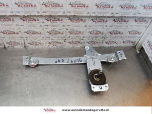 O151063 Gebruikte ruitmechaniek 4deurs rechts-achter Peugeot 207