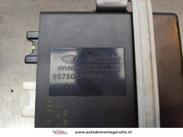 Module Ruitenwisser van een Hyundai Santa Fe I 2.0 16V 4x2 2002