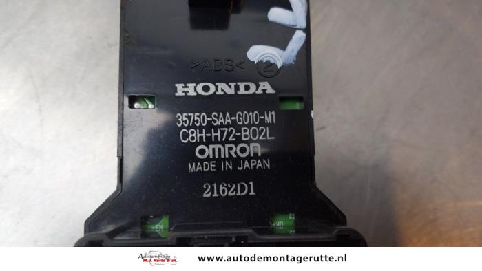 Combischakelaar ramen van een Honda Jazz (GD/GE2/GE3) 1.3 i-Dsi 2002