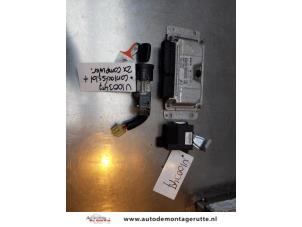 O161512 Gebruikte kontaktslot + computer Citroen C1