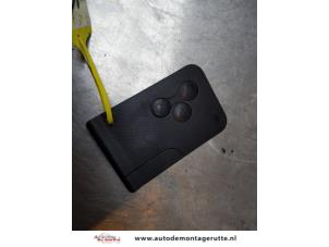 O163360 Gebruikte sleutelkaart Renault Megane Scenic