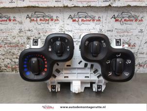 O166215 Gebruikte chaufage bedieningspaneel Fiat Panda