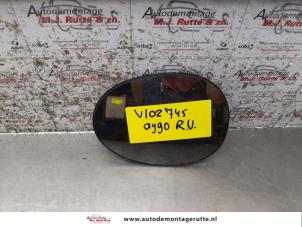 O168663 Gebruikte spiegelglas rechts Toyota Aygo