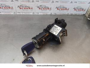O173474 Gebruikte sleutel+contactslot Fiat Panda