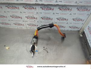 O181559 Gebruikte sleutel+contactslot Renault Megane