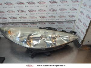 O182728 Gebruikte koplamp rechts Peugeot 207