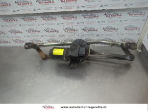 O183833 Gebruikte ruitenwismotor+mechaniek Fiat Fiorino