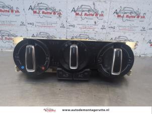 O184884 Gebruikte chaufage bedieningspaneel Volkswagen Polo