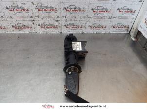O184957 Gebruikte sleutel+contactslot Fiat Panda