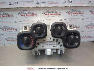 O185704 Gebruikte chaufage bedieningspaneel Fiat Panda