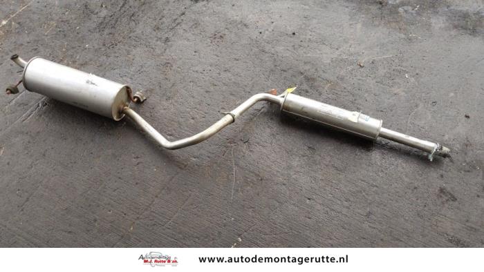 Gebruikte Uitlaat Midden+Einddemper Volkswagen Polo O190546