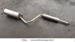 O190546 Gebruikte uitlaat midden+einddemper Volkswagen Polo