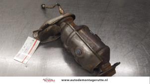 O191660 Gebruikte uitlaatspruitstuk + katalysator Citroen C1