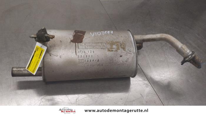 Gebruikte Uitlaat Einddemper Smart Forfour O192196