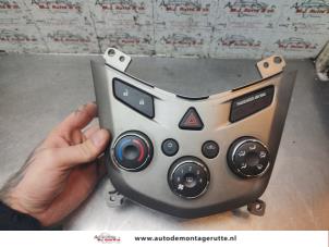 O193540 Gebruikte chaufage bedieningspaneel Chevrolet Aveo