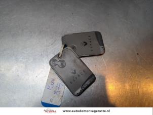 O193952 Gebruikte sleutelkaart Renault Espace